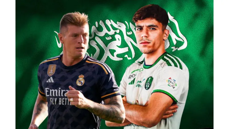 Toni Kroos y Gabri Veiga.