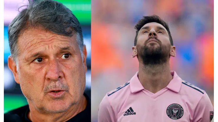 Gerardo Martino y Lionel Messi.