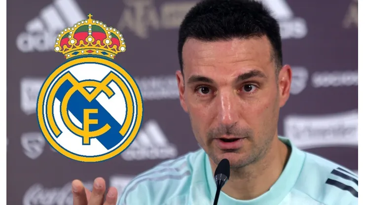 Lionel Scaloni y Real Madrid.