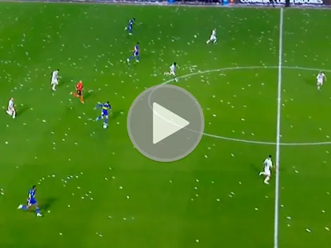 Luis Advíncula demostró su gran velocidad en el Boca vs Racing