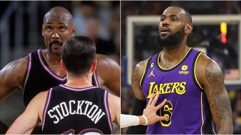 Karl Malone, John Stockton y LeBron James.