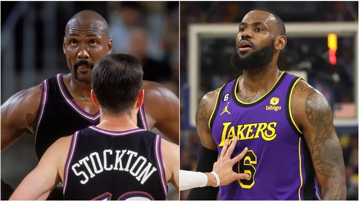 Karl Malone, John Stockton y LeBron James.