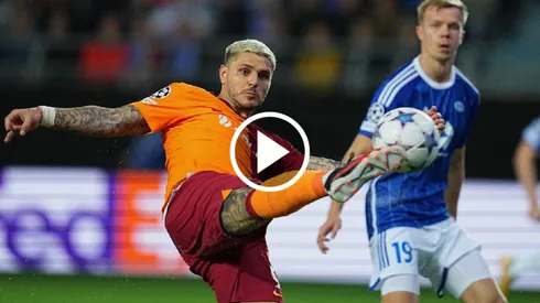 Icardi y una volea perfecta para que Galatasaray gane en Noruega.