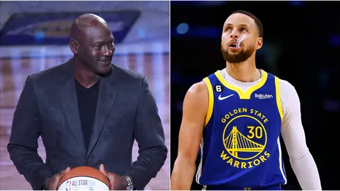 Michael Jordan y Stephen Curry.