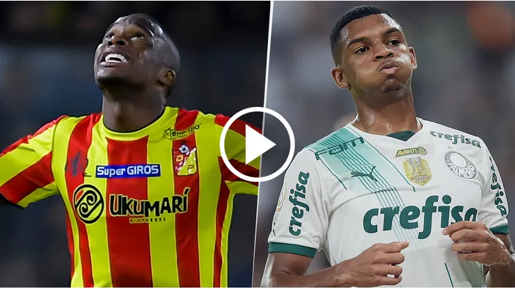 Pereira vs. Palmeiras por la Copa Libertadores.
