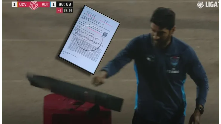 Denuncia y deuda gigante para Sebastián Abreu por romper pantalla del VAR