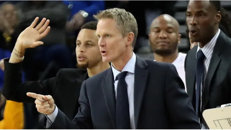 Stephen Curry y Steve Kerr.