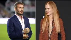 David Beckham y Nicole Kidman.