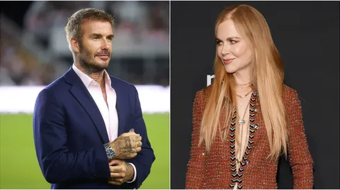 David Beckham y Nicole Kidman.