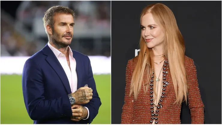 David Beckham y Nicole Kidman.