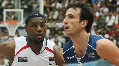 LeBron James y Emanuel Ginóbili.