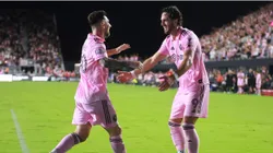 Leonardo Campana y Lionel Messi