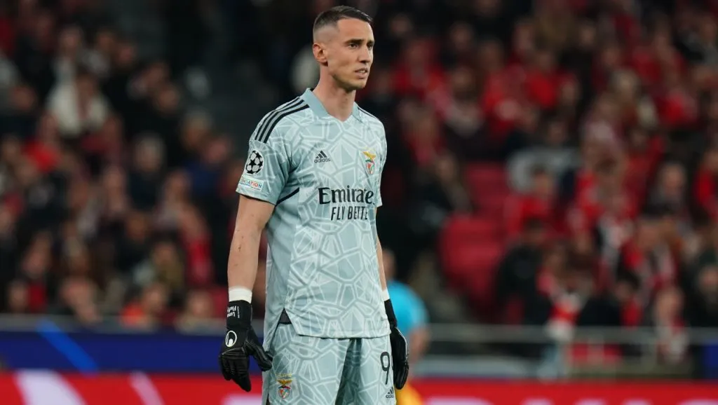 Odisseas Vlachodimos, arquero de Benfica (Getty Images).