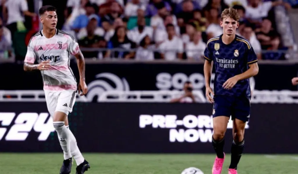 Nico Paz vs. Juventus: Getty Images