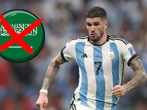 Los dos motivos de De Paul para rechazar a Arabia