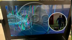 Así quedó la pantalla del VAR después de la furia del Abreu