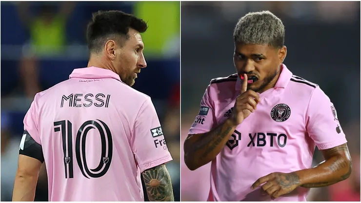 Lionel Messi y Josef Martínez.