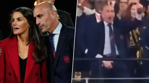 Obsceno: el vergonzoso gesto de Rubiales junto a la reina de España