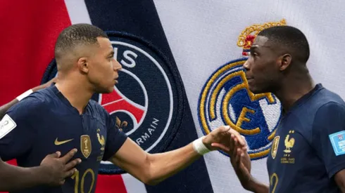 Kylian Mbappé y Randall Kolo Muani.