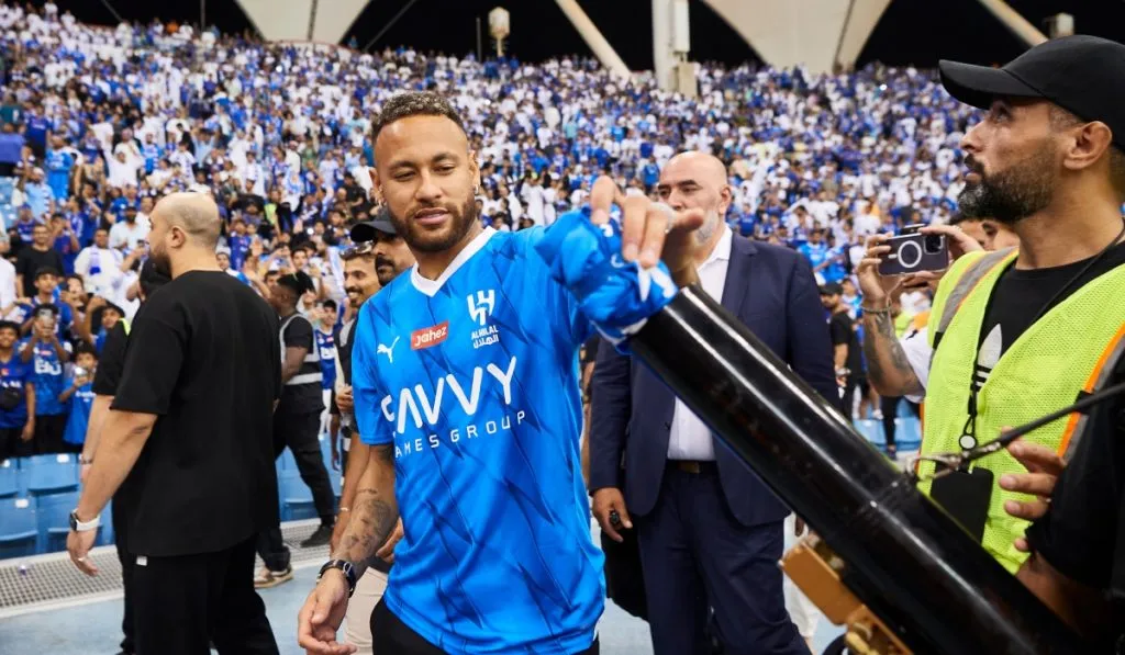 Presentación de Neymar en Al-Hilal: Getty Images