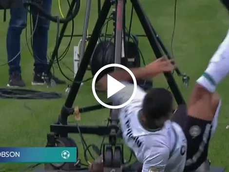 Le metió un gol a Flamengo y su festejo casi lo manda al hospital