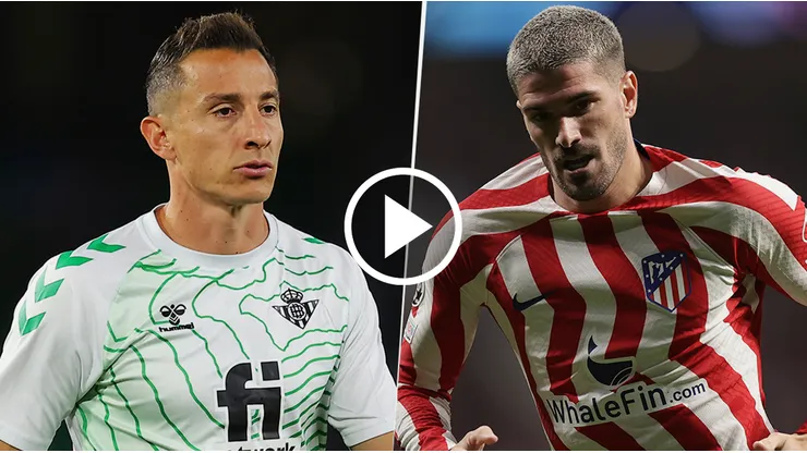 Betis vs. Atlético Madrid por la Copa de la Liga.