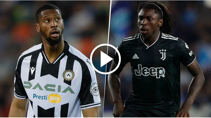 Udinese vs. Juventus por la Serie A.