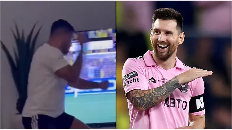 Kun Agüero y Lionel Messi.