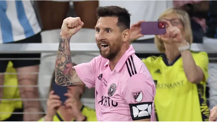 Lionel Messi gol vs. Nashville en final Leagues Cup 2023.