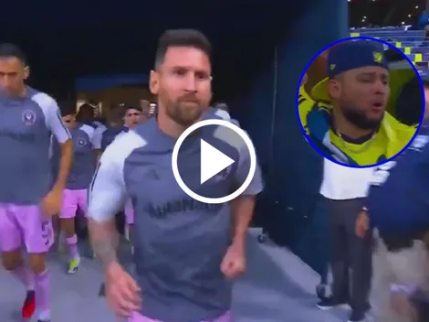 VIDEO: abuchearon a Messi antes de la final de la Leagues Cup
