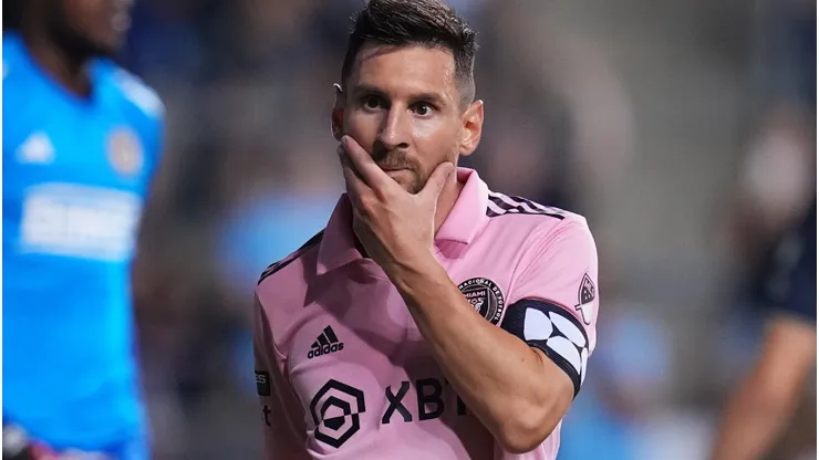 Lionel Messi, pensativo.