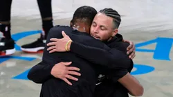 Kevin Durant y Stephen Curry.