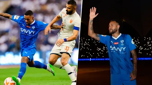 Neymar vio desde el palco el empate de su nuevo equipo.