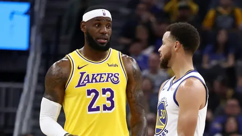 LeBron James y Stephen Curry.