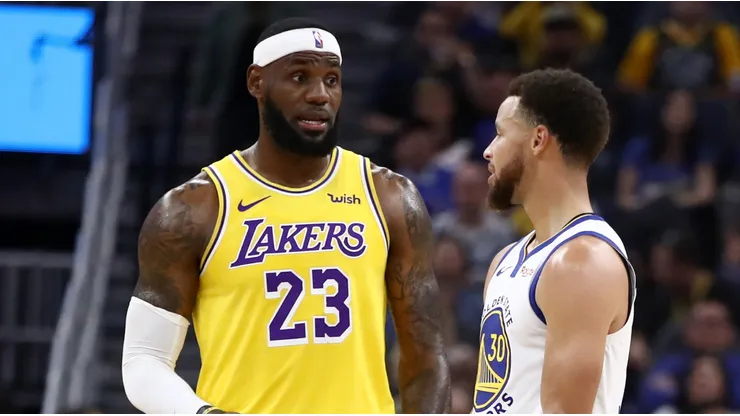 LeBron James y Stephen Curry.