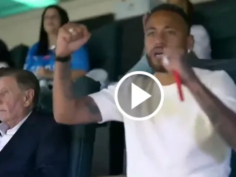 ¡Como uno más! Así reaccionó Neymar al gol del empate del Al Hilal