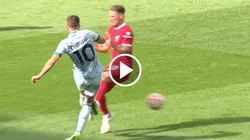 Roja a Alexis Mac Allister en Liverpool