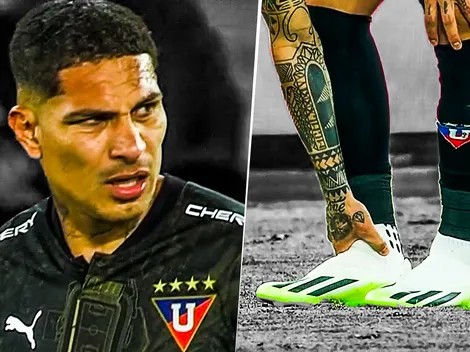 Con una posible lesión: Paolo Guerrero asustó a todos en LDU