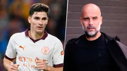 Pep Guardiola explicó el poco tiempo de Julián Álvarez en la Supercopa.