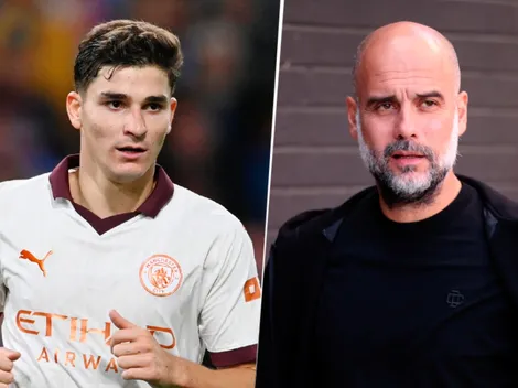 Guardiola confirmó "molestias" de Julián Álvarez