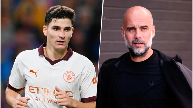 Pep Guardiola explicó el poco tiempo de Julián Álvarez en la Supercopa.