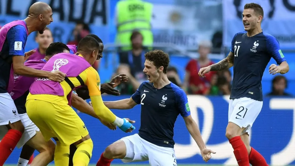 Pavard, campeón del mundo con Francia en el Mundial de Rusia 2018.