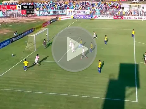 ¡Locura Celeste en Piura! Cristal le dio vuelta al marcador