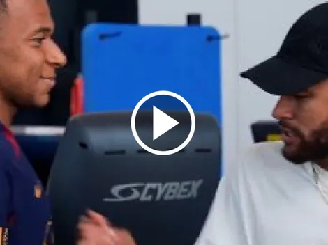 VIDEO: así fue la fría despedida entre Neymar y Mbappé