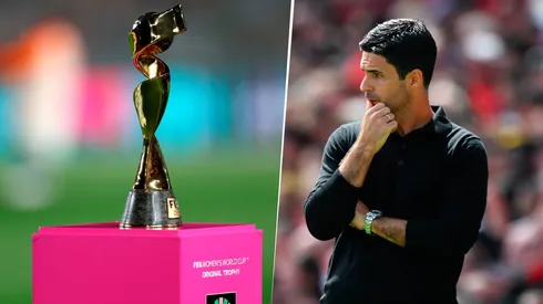A Mikel Arteta le preguntaron a quién apoyará en la Final de la Copa del Mundo Femenina. Getty Images.