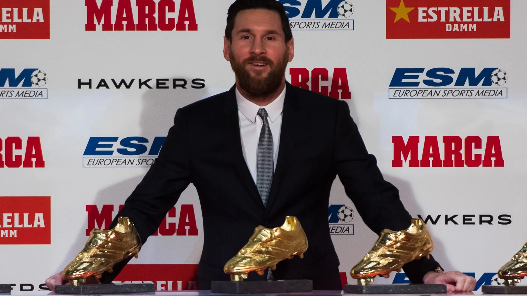 Lionel Messi está cerca de ganar otra Bota de Oro. Getty Images.