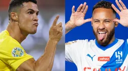 Neymar y Cristiano Ronaldo.
