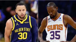 Stephen Curry y Kevin Durant.