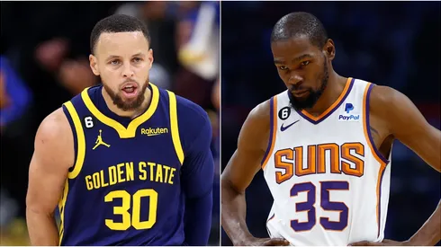 Stephen Curry y Kevin Durant.