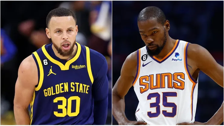 Stephen Curry y Kevin Durant.